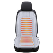 Kit de almohadillas térmicas para asientos cojín de silla de coche interruptor de ajuste de temperatura 12V