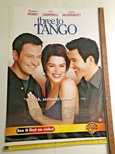 Three to Tango 1999 Matthew Perry Neve Campbell Dylan McDermott DVD Movie Poster