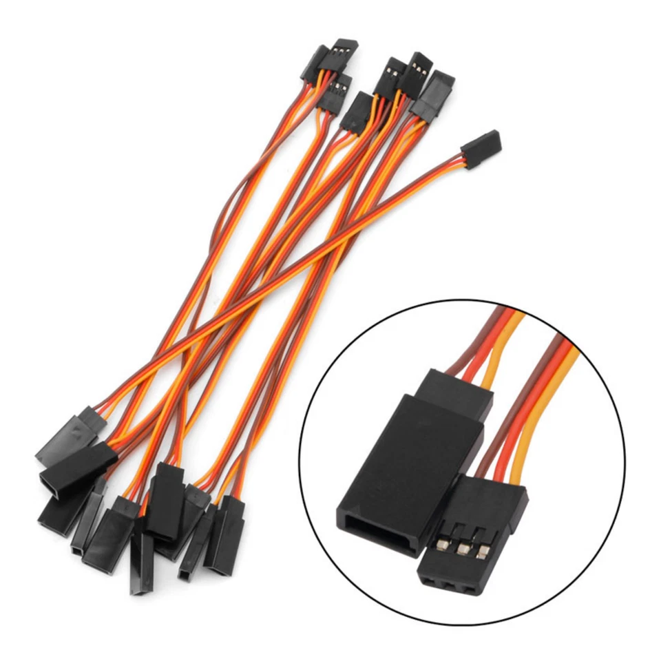 ✅ 10 Servokabel JR Verlängerungskabel 30cm 26AWG Kabel RC Graupner Robbe Futaba - Bild 4 von 4
