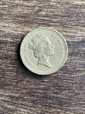 UK One Pound 1995 Elizabeth II Welsh Dragon Coin Pleidiol Wyf I’m Gwlad 1995 V/G