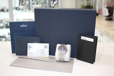 Zenith Defy Classic Midnight Blue Gradient Dial Automatic Steel Watch 36mm