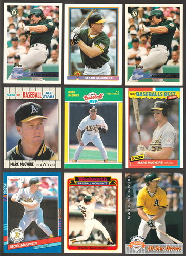 1988 FLEER HOTTEST PSA Mark McGwire Oakland A's Early Card - Factory