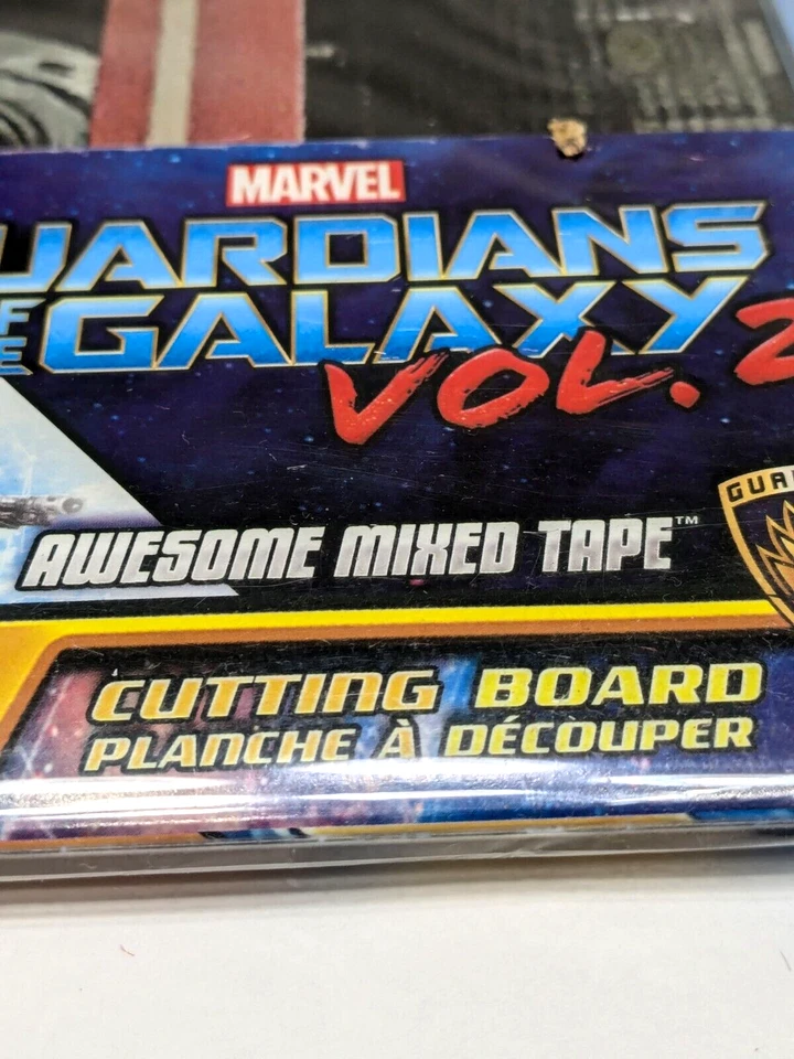 Guardians of the Galaxy Awesome Mixed Tape Vol.2 placa de corte de vidro SDCC NYCC - Imagem 2 de 4