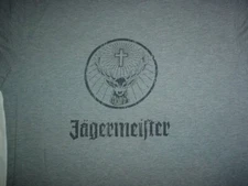 JAGERMEISTER Jager Liquor Logo Vintage Large L T-SHIRT