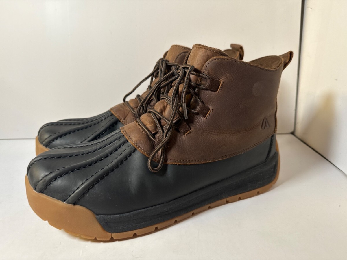 Alpine Mens Full grain leather Tan Gavin Duck Boot Size 10 AD22MCW003 - NEW Alpine Duck Boots . Chestnut Black – hardgraft main image 3