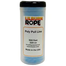 Lilburn Poly Pull Glide Line - 500 FT - Power Fishing Systems w/ Tape, Conduit