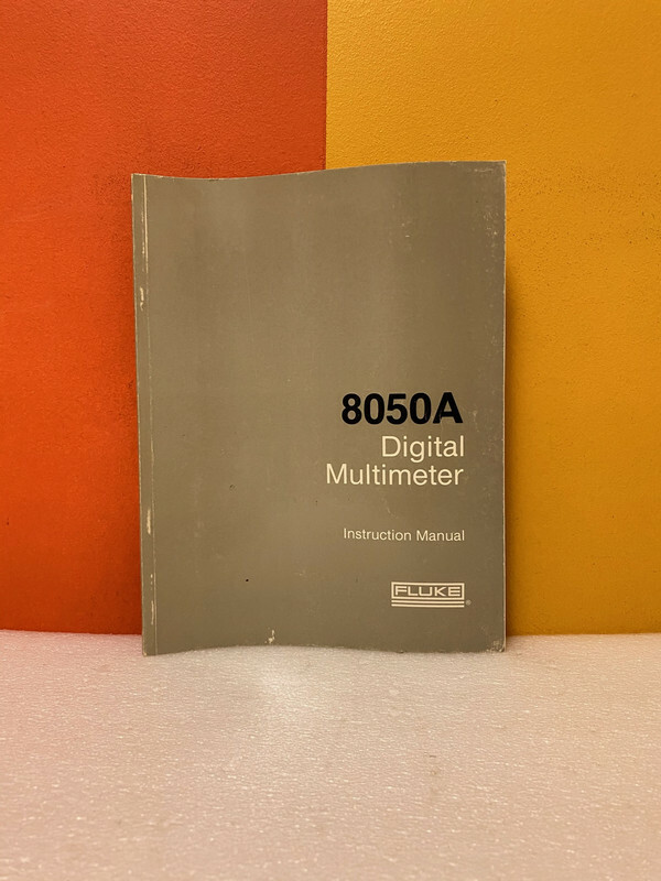 Fluke 530907 8050A Digital Multimeter User Guide and Instructions