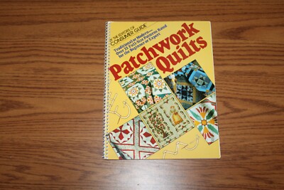 Patchwork Quilts Book 25 Patterns Vtg 1992 Spiral Editors Consumer Guide