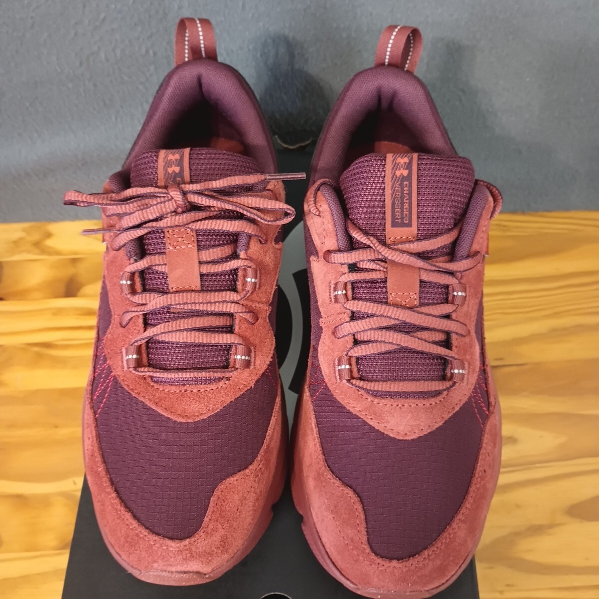 Under Armour Charged Verssert 2 Mens Athletic Running Shoes Size 10.5 Red Maroon Under Armour Charged Verssert 2 Men Size 10.5 Sneakers Red  main image 2