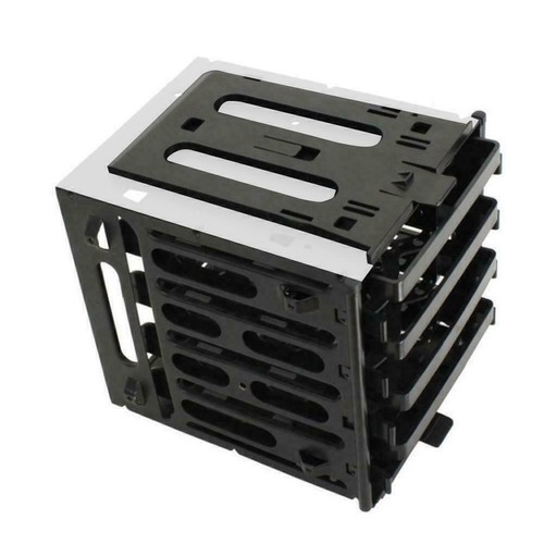 5.25" to 4x 3.5" SATA SAS Hard Drive HDD Cage Rack Caddy Bay s Trays Slots I0X5