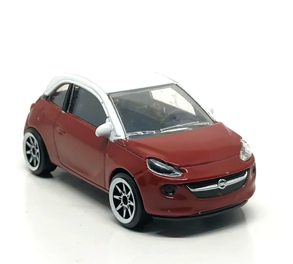 Majorette OPEL Adam Dark Red / White Roof - Wheel 8S White 1:55 (3") no Package - Image 2 of 4