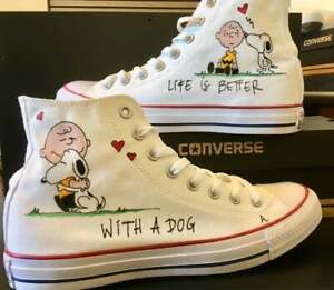 Converse All Star Snoopy dipinte a mano personalizzate [Prodotto  Personalizzato] | eBay تصميم سطح