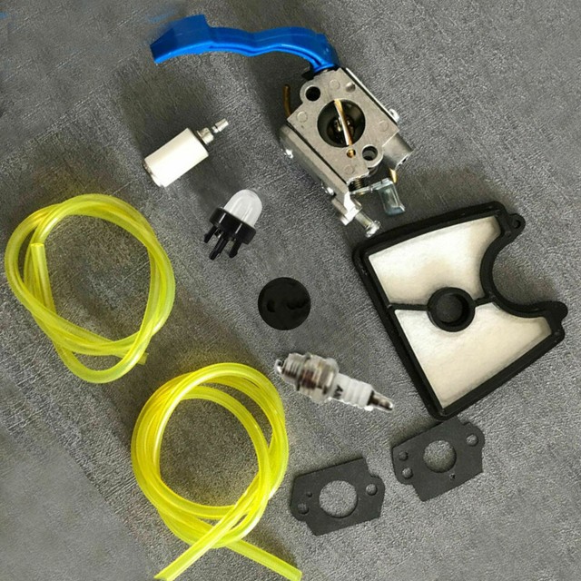 Carburetor With Gasket Fuel Line Air Filter Kits For Husqvarna 125BV 125B Carb eBay