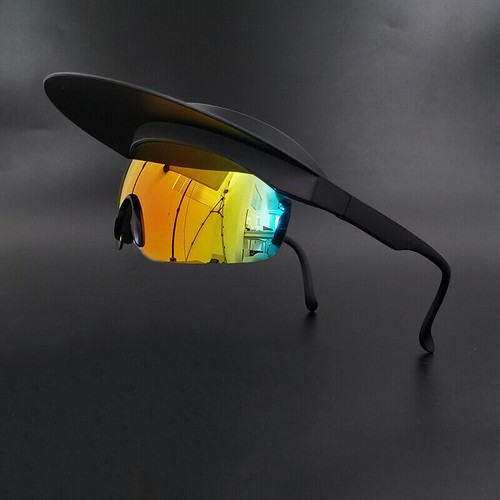 Oversized Shield Sunglasses Men Women Outdoor UV400 Protection Sun Visor Glasses - Picture 3 of 18