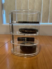 ACRYLIC ROTATING Cosmic Makeup Organizer 
