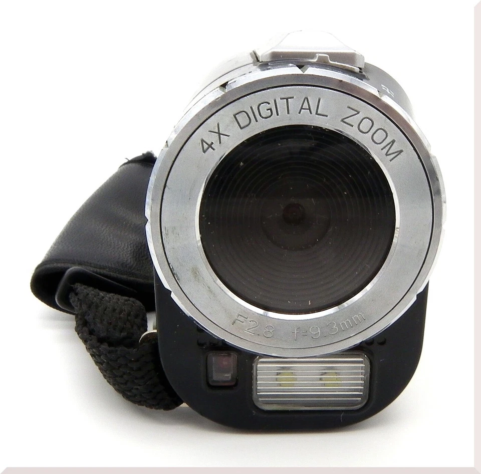 Black Jazz DV163 10.0 MP Digital Camcorder Flip Side 4x Digital Zoom With Book - Image 2 of 4