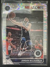 2019-20 Hoops Premium Stock #255 Jordan McLaughlin Prizms Pulsar RC Timberwolves