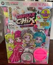 Capsule Chix Ultimix 4pk, Doll Playsets