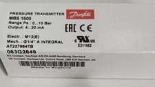 NEW DANFOSS 063G2849 pressure transmitter MBS1600