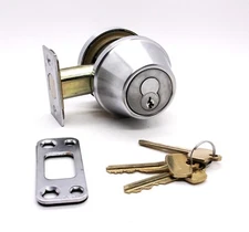 Shield Security  913414 Commercial Single Cylinder Deadbolt, Grade 2