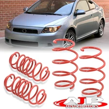 2" Red Drop Lowering Suspension Coil Springs For 2005-2010 Scion tC 2DR Coupe