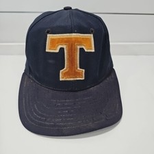 Tennessee Volunteers Hat New Era Made In USA Navy Orange Snap Back Vtg UT