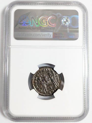 Diocletian Roman Empire AD 284-305 NGC AU Ancient Aurelianianus Soldiers Spears - Picture 3 of 16