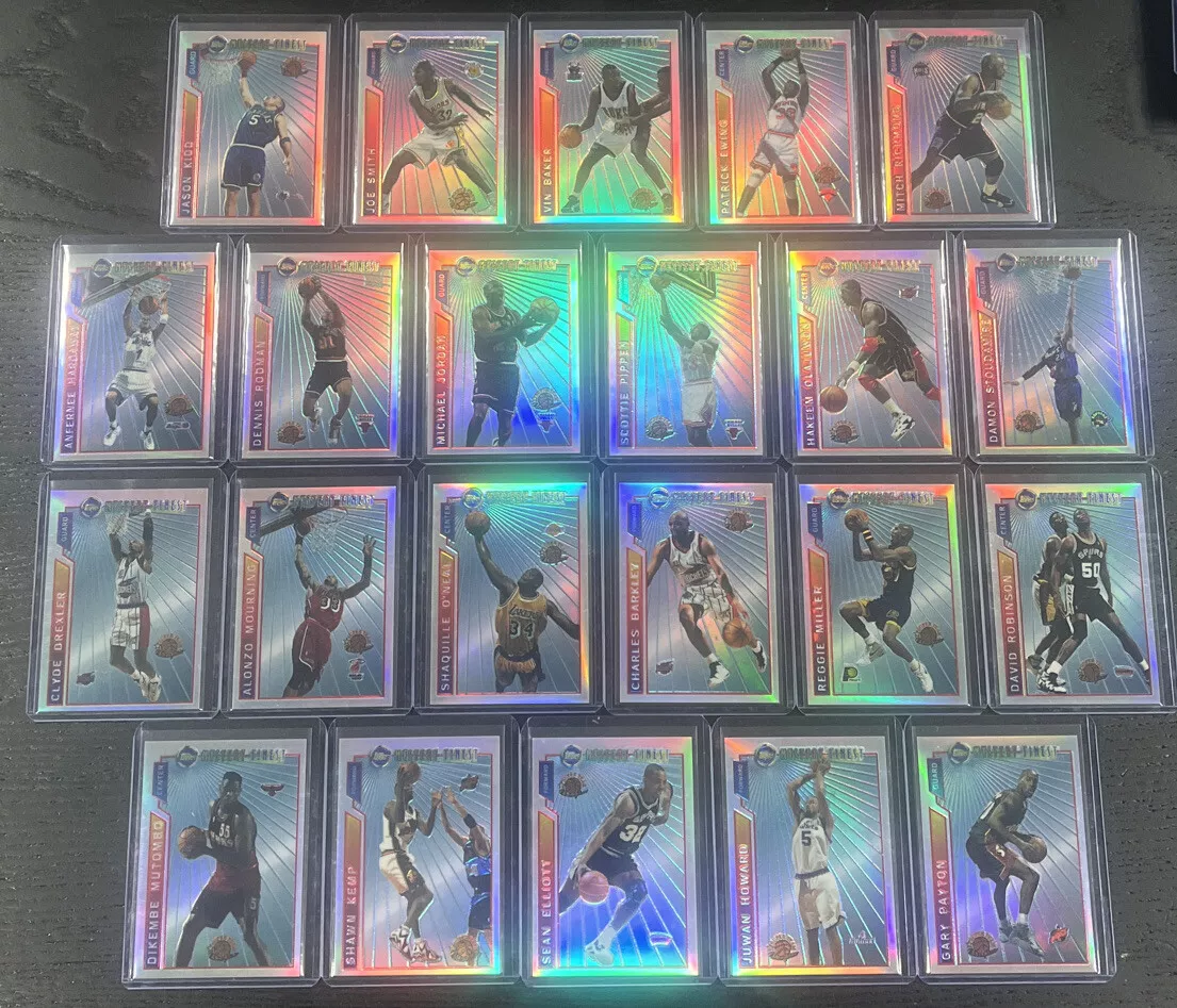 96-97 TOPPS MYSTERY FINEST REFRACTOR SET-