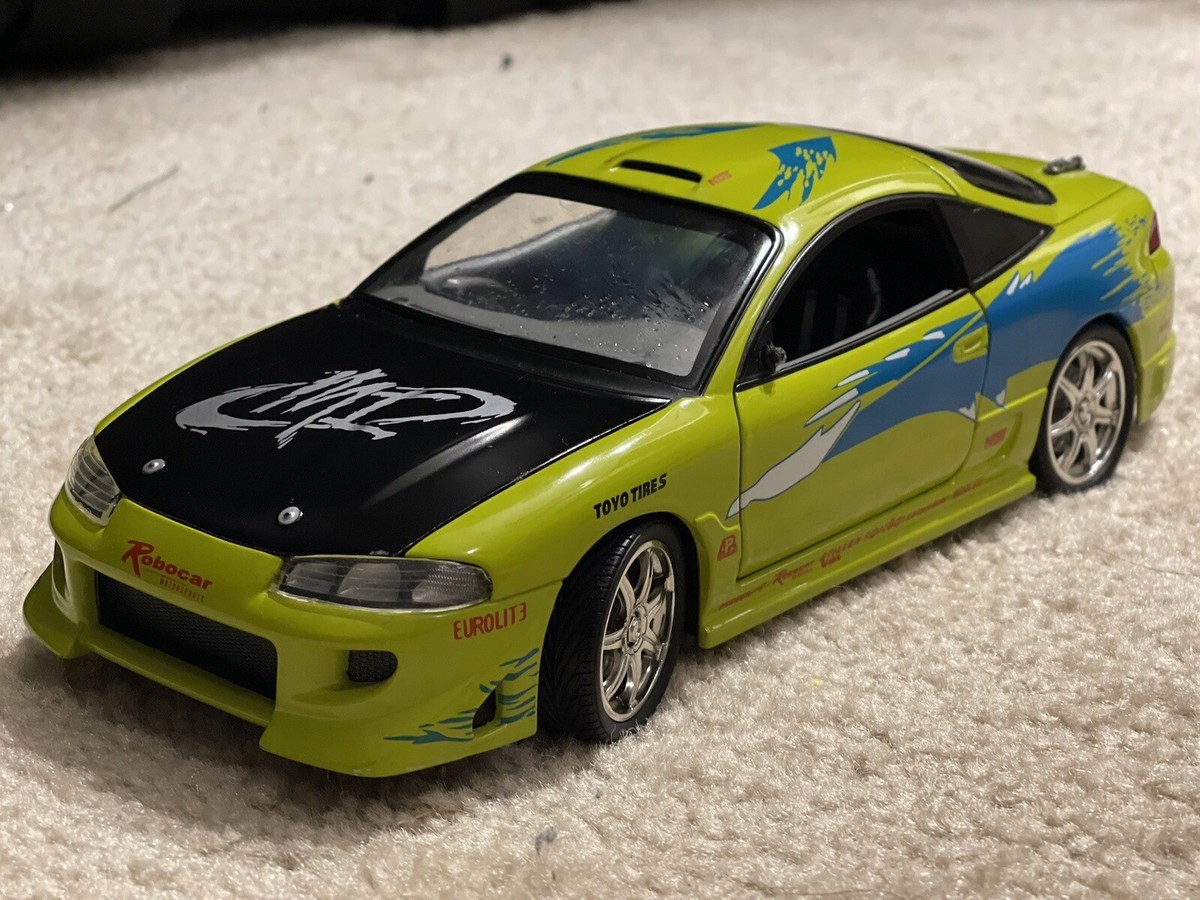 model car Mitsubishi Eclipse Fast & Furious 1:18 Scale | eBay