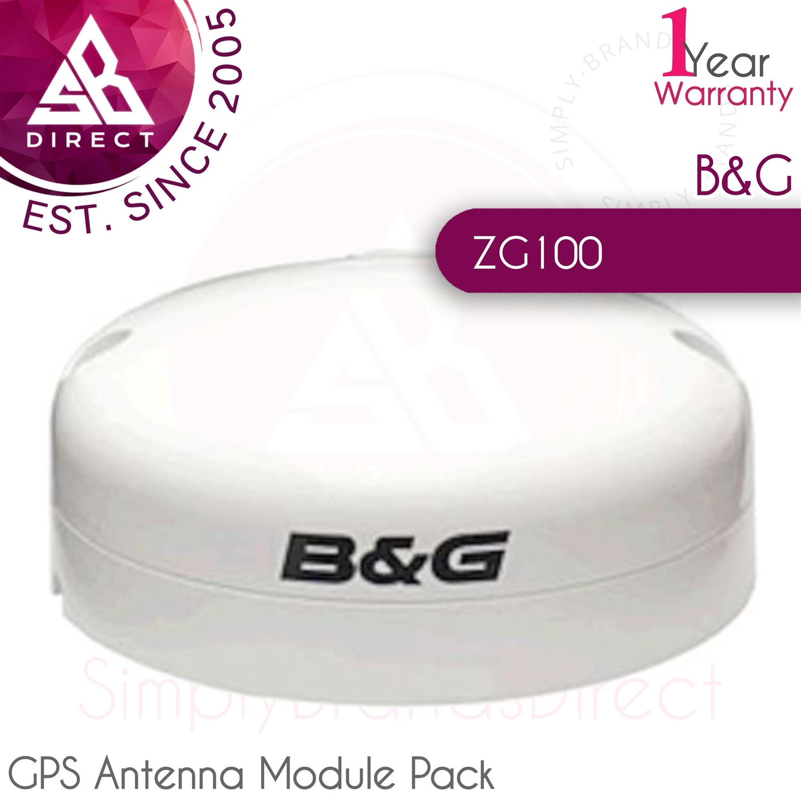 B&G ZG100 GPS Antenna Module Pack│For Chart Plotters│WAASEGNOS│IP67│NMEA 2000 eBay