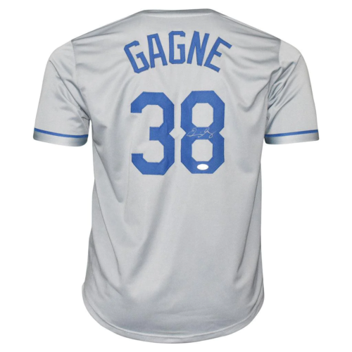 Eric Gagne signiertes graues Baseballtrikot in Los Angeles (JSA) - Bild 1 von 3