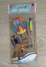 Jolee’s boutique RARE Parasailing Water Sports 3D Travel embellishment sticker