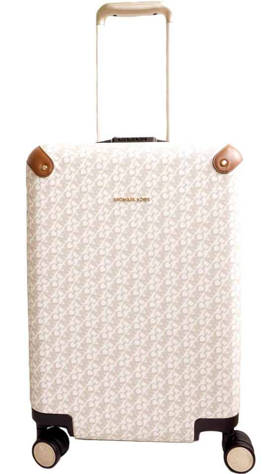 Michael Kors Tasche Reisekoffer Travel Empire SM Hardcase Trolley Vanilla 360° - Bild 4 von 4