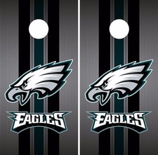 Philadelphia Eagles Cornhole Skin Wrap NFL Football Luxury Colors Vinyl DR68