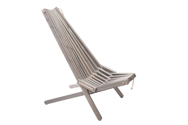 Scandinavian Handmade Foldable Garden Chair - Eco Wood, Bio Oils 50x80x100 cm - Image 4 of 4