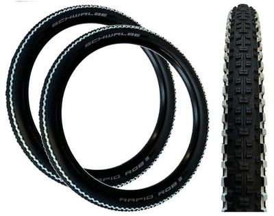 PAAR Schwalbe RAPID ROB 26 x 2,25 WEISSE STREIFEN Offroad Mountainbike Reifen