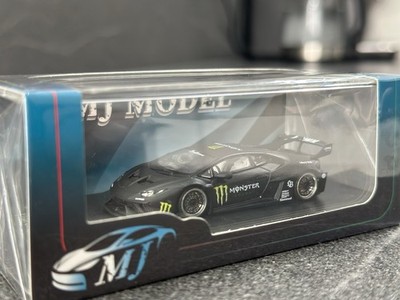 Lamborghini Huracan GT Liberty Walk 1:64 Hot Wheels Monster MJ model Car auto