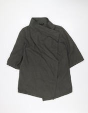 Isabella Oliver Women’s Grey Wool Blend Mid-Length Coat S