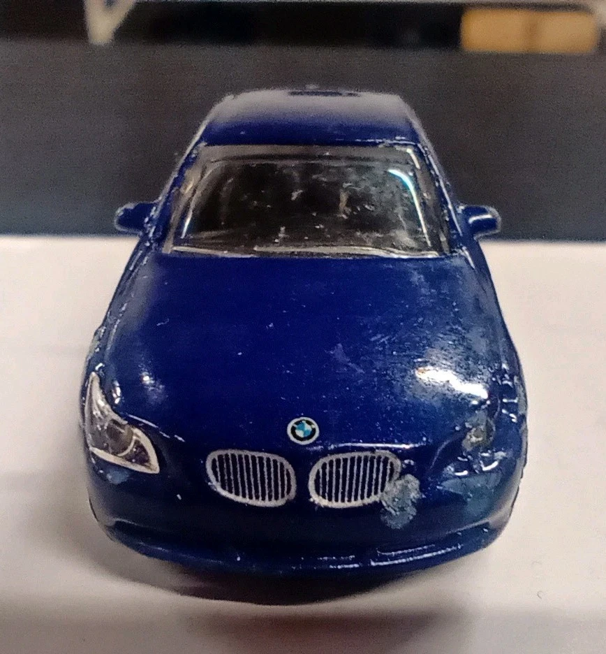 HIGH SPEED- BMW Serie 5 - Scala 1:87 - Colore BLU - USATO - restauro-recupero - Immagine 3 di 4