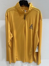 Nautica Quarter Zip Pullover Orange Color Men  s XL small snag on front- NWT