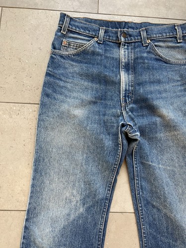 Vintage 90s Levis 517 Orange Tab Faded Stone Wash Bootcut USA Made Jeans 34x31 - Bild 18 von 24