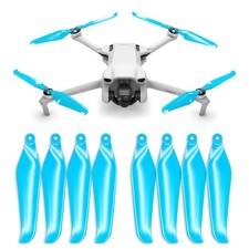 Replacement Drone Propeller Set Blue 4 Blades For Mini 3 Lito 1 X1 Drones New US