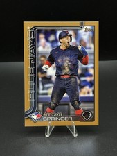 2025 Topps Series 1 - George Springer #82 Gold /2025