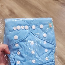 Alvababy Reusable Cloth Diaper Inserts, Blue Color Inserts for Baby Diapers