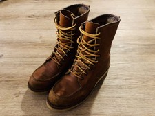 Red Wing CLASSIC MOC 8-Inch in Oro Legacy Leather Size 7 Fits 8 Width D, 877