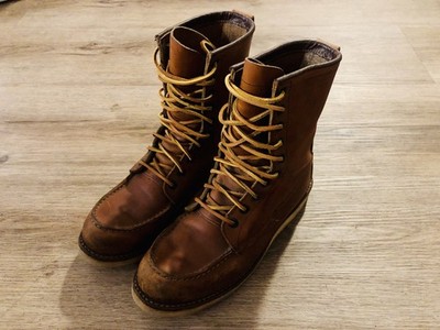 Red Wing CLASSIC MOC 8-Inch in Oro Legacy Leather Size 7 Fits (8) Width D, 877