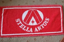 Stella Artois Beer-Bar Towel Rare Used