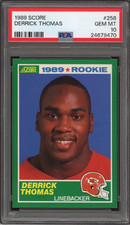 1989 Score #258 Derrick Thomas ROOKIE PSA GEM MINT 10