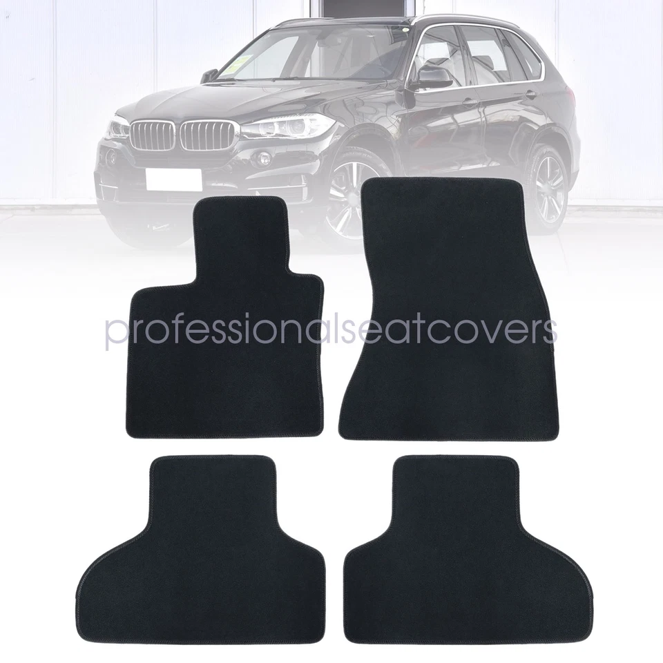 Alfombrillas delanteras-traseras alfombra para BMW X5 F15 2013 2014 2015 2016 2018 terciopelo Foto 2 de 4