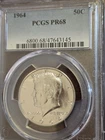 1964 PCGS proof 68 Kennedy Half.